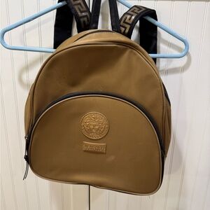 Versace Brown Backpack for Men